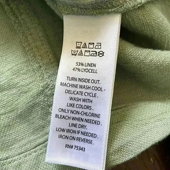 Christian Siriano Linen light jacket with snaps XL - Picture 5 of 6